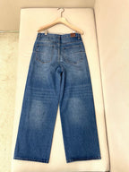 Blue Denim Washed Wide-Leg - Women's