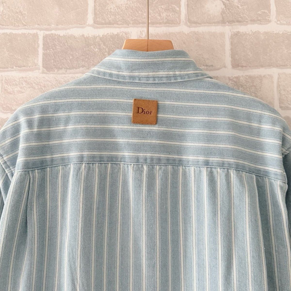 Blue Cotton Striped Long-Sleeve - Men's