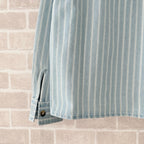 Blue Cotton Striped Long-Sleeve - Men's