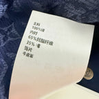Navy Denim Monogram Straight - Men's
