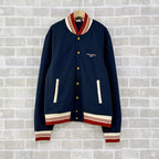 Navy Varsity Jacket - Men's