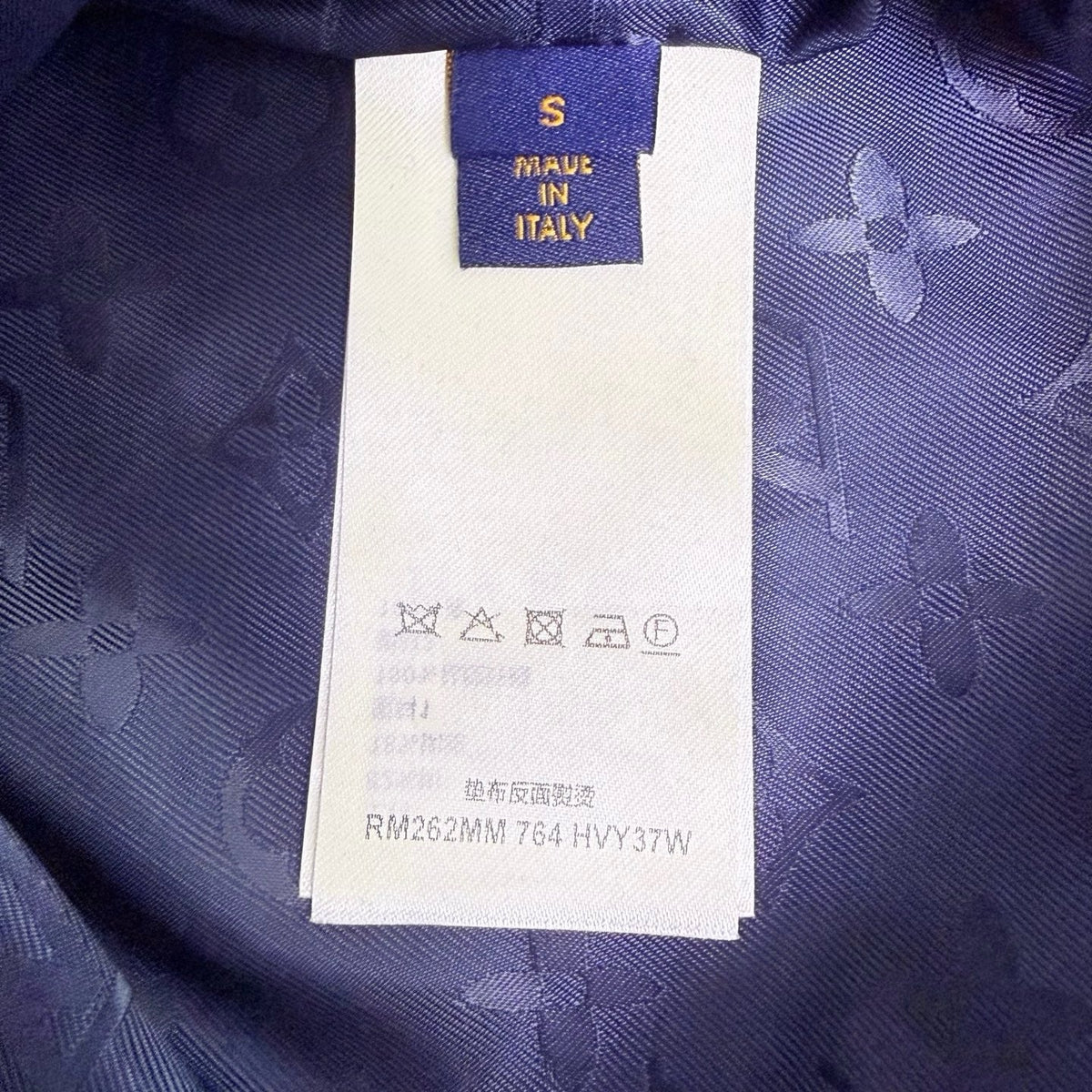 Navy Varsity Jacket - Men's