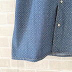 Blue Denim Monogram Short-Sleeve - Men's