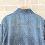 Blue Denim Monogram Short-Sleeve - Men's