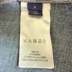Blue Denim Monogram Short-Sleeve - Men's