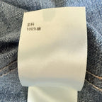 Blue Denim Monogram Short-Sleeve - Men's