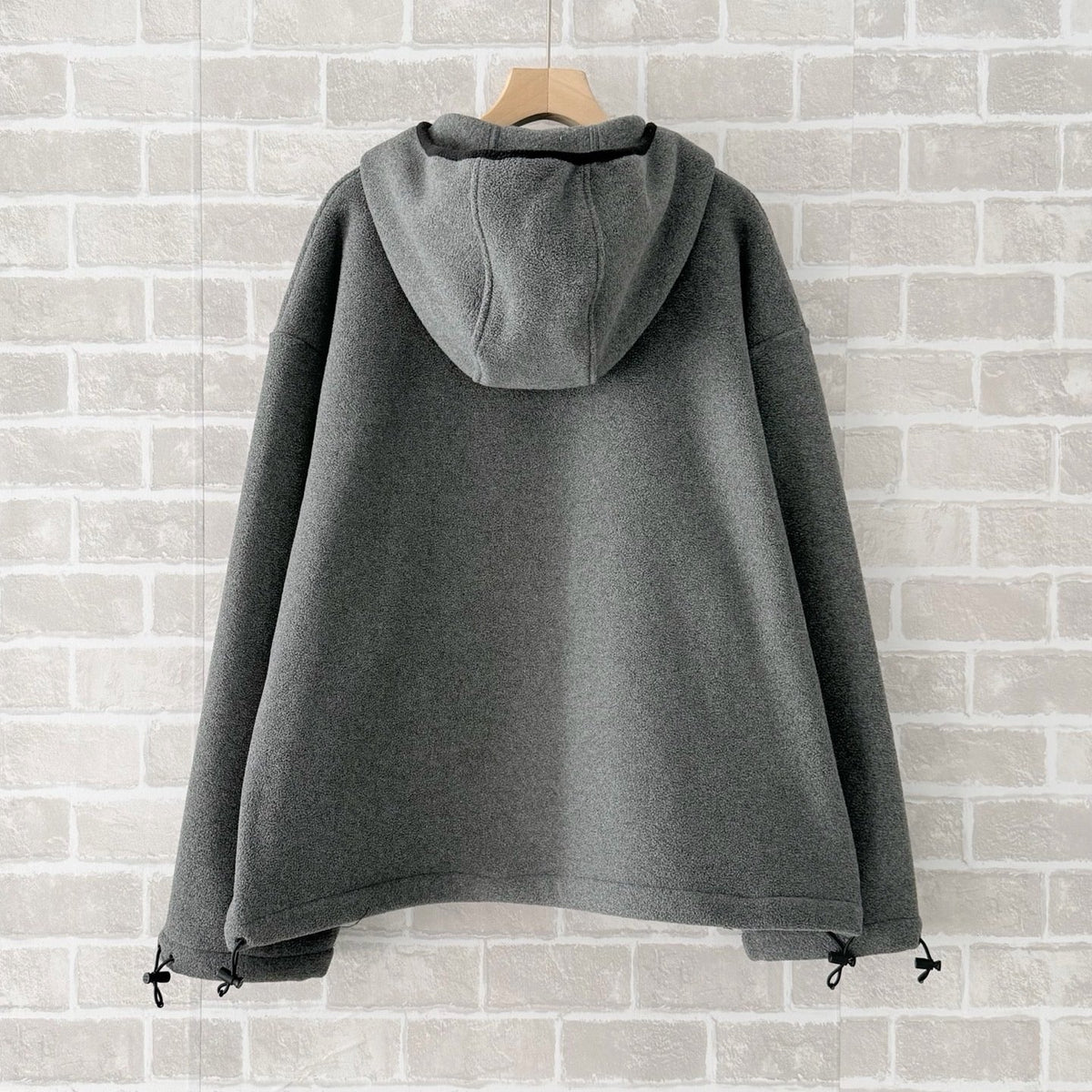Grey Cotton Zip Pocket Zip-Through - Men's