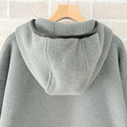 Grey Cotton Zip Pocket Zip-Through - Men's