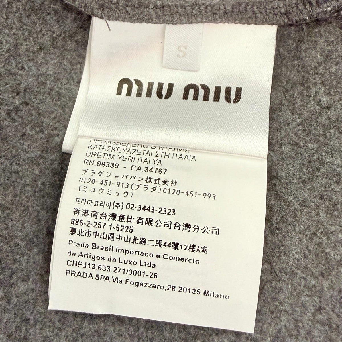 Grey Cotton Zip Pocket Zip-Through - Men's