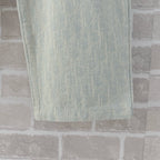 Green Denim Plain Straight - Men's