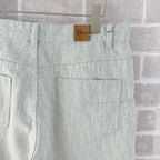 Green Denim Plain Straight - Men's