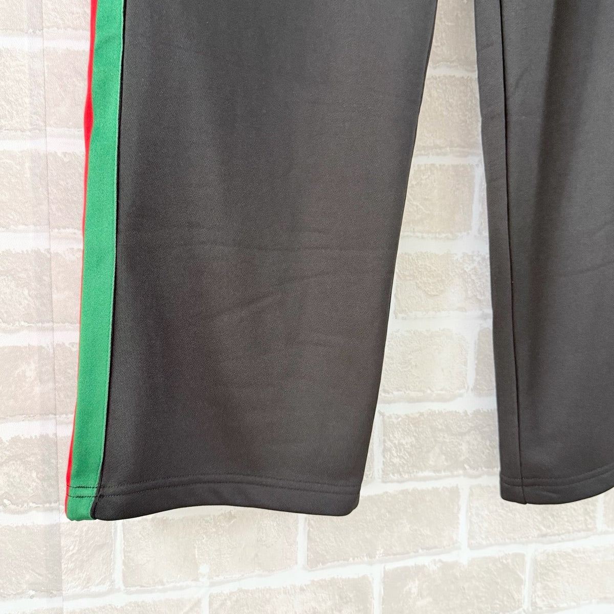 Black Jersey Web Stripe Track - Men's