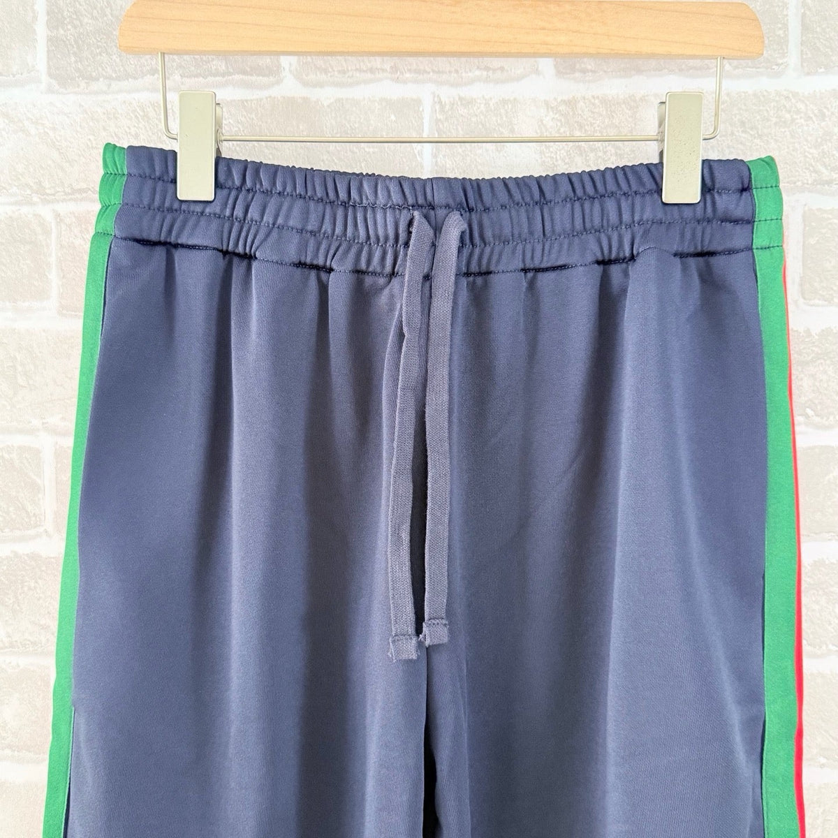 Black Jersey Web Stripe Track - Men's