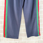 Black Jersey Web Stripe Track - Men's