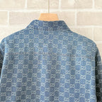 Blue Denim Monogram Long-Sleeve - Men's