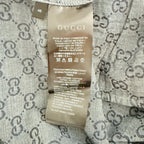 Blue Denim Monogram Print Straight - Men's