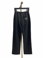 Black Cotton Drawstring Wide-Leg - Men's