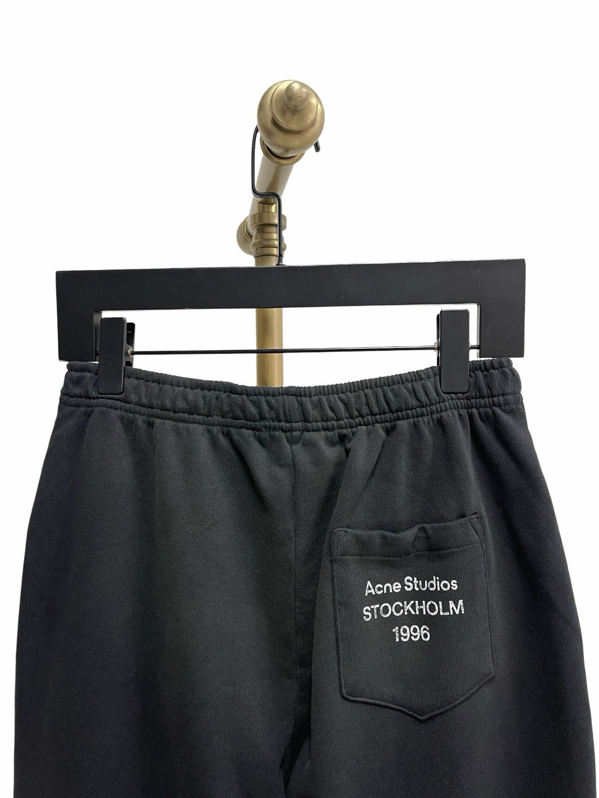 Black Cotton Drawstring Wide-Leg - Men's