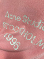 Pink Cotton Tonal Text Short-Sleeve - Men's