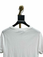Black Cotton Small Text Short-Sleeve - Men's
