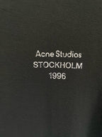 Black Cotton Small Text Short-Sleeve - Men's