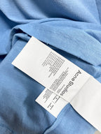 Blue Cotton Text Print Long-Sleeve - Men's