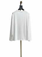 Black Cotton Motif Long-Sleeve - Men's