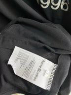 Black Cotton Text Print Long-Sleeve - Men's