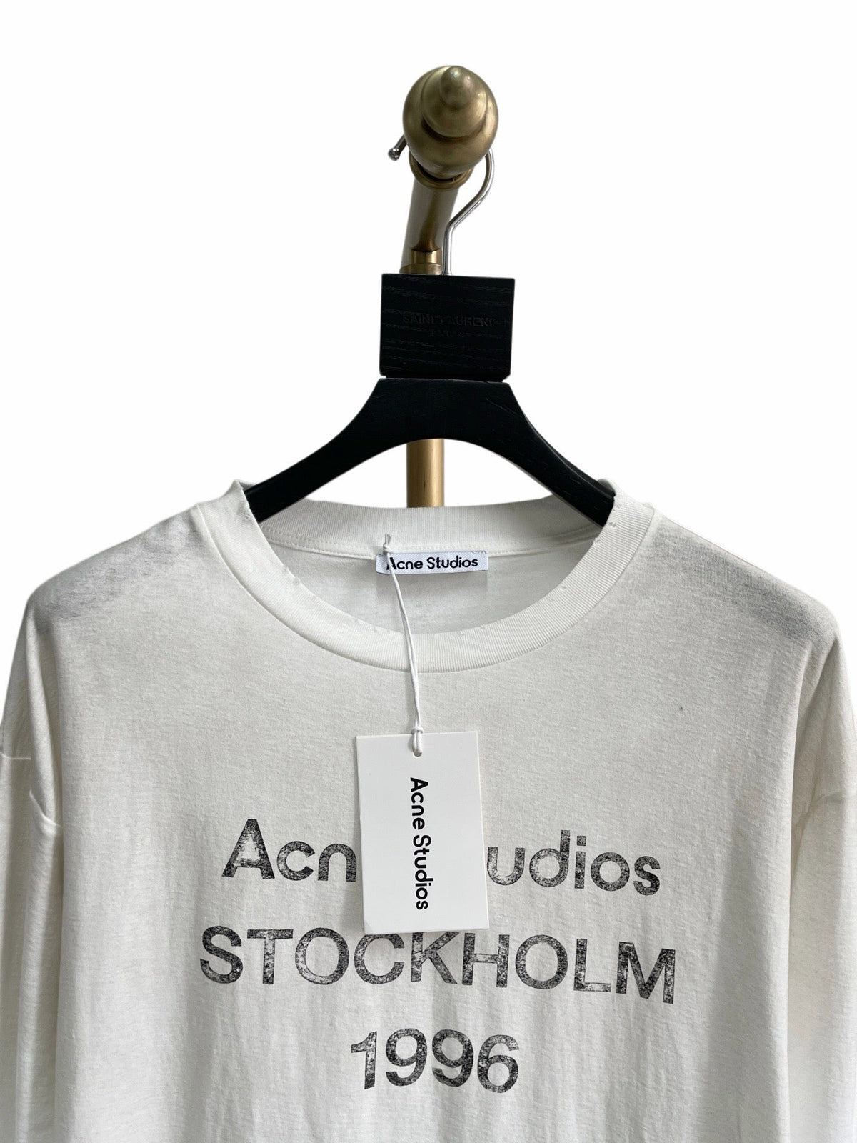 Black Cotton Text Print Long-Sleeve - Men's