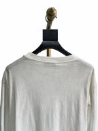 Black Cotton Text Print Long-Sleeve - Men's
