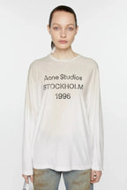 Black Cotton Text Print Long-Sleeve - Men's