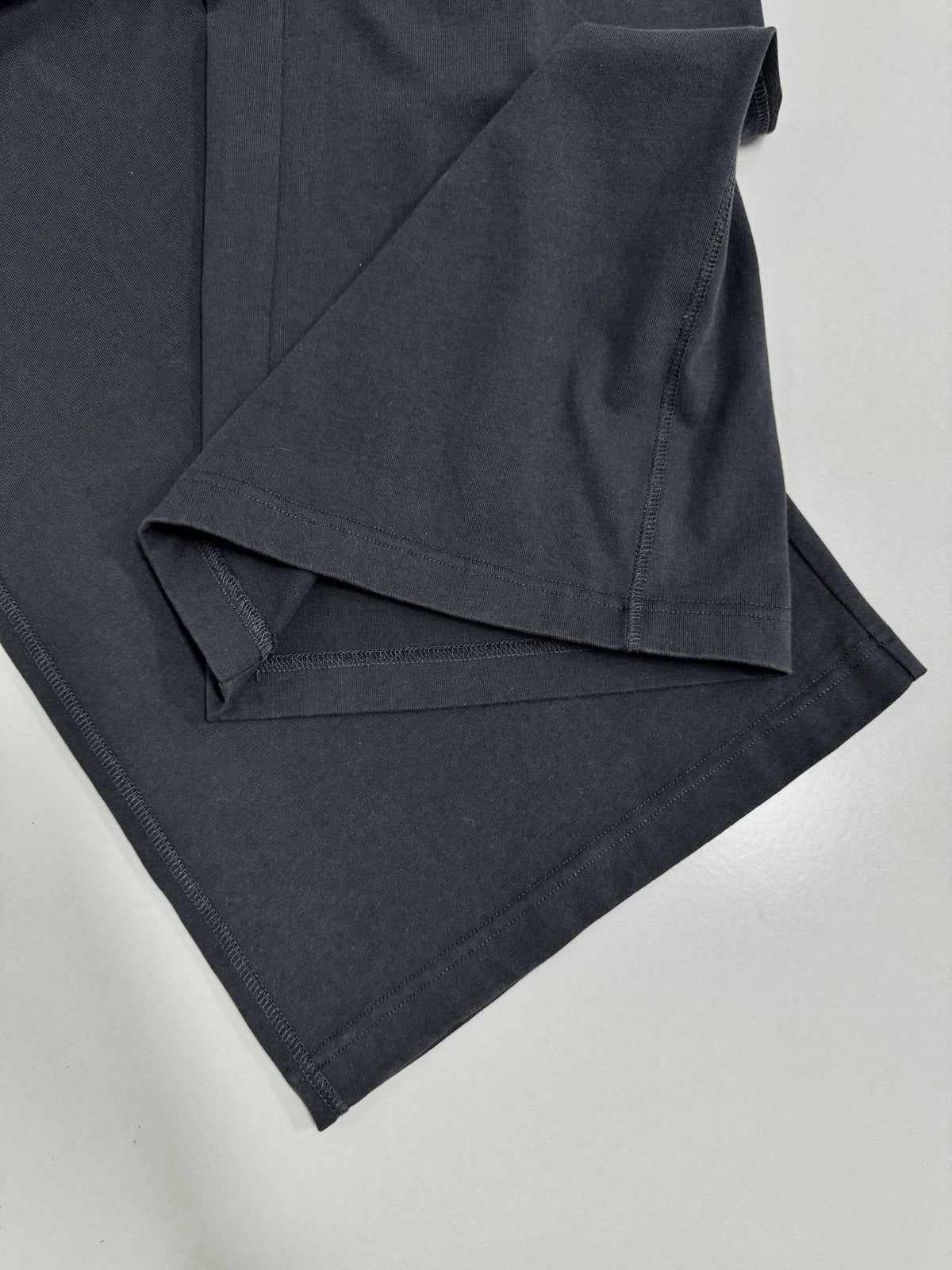 Black Cotton Elasticated Wide-Leg - Men's