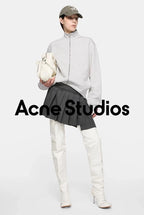 Black Wool Plain Bomber - Men's
