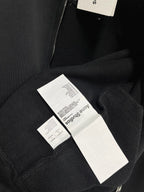 Black Wool Plain Bomber - Men's