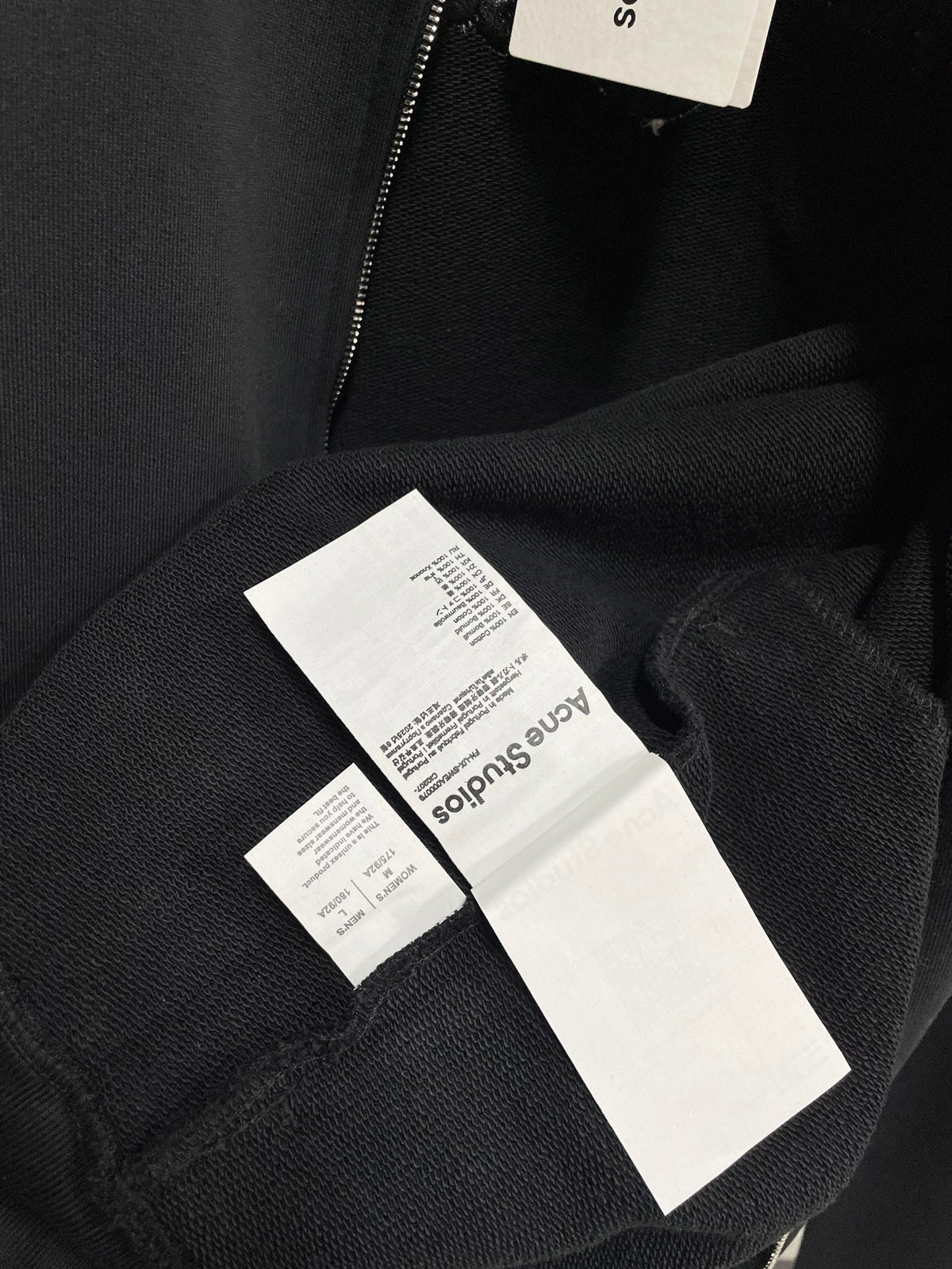 Black Wool Plain Bomber - Men's