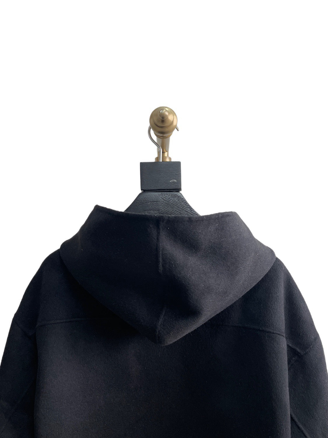 Black Cotton Cropped Zip-Through - Men's