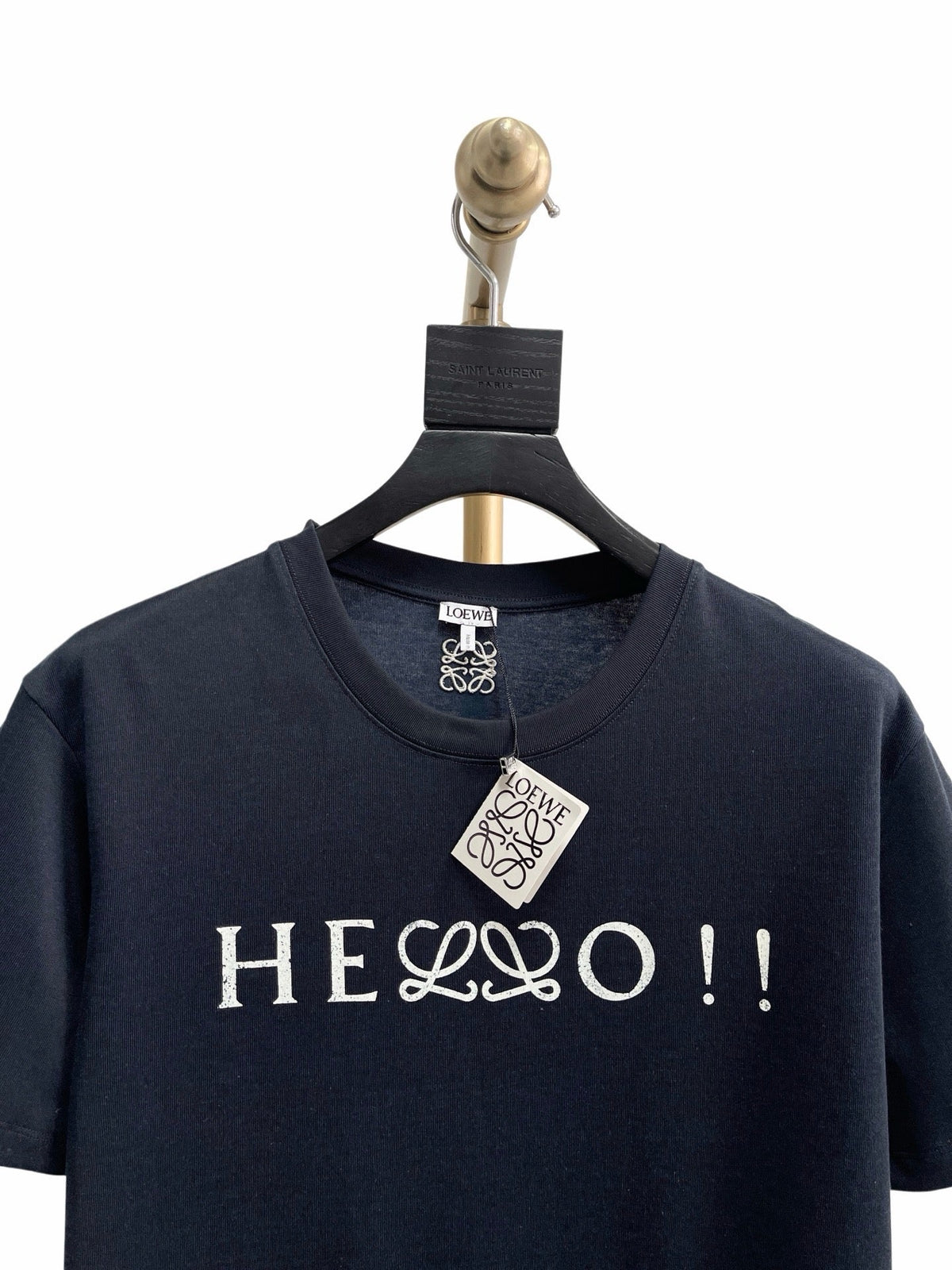 Navy Cotton Slogan Short-Sleeve - Men's
