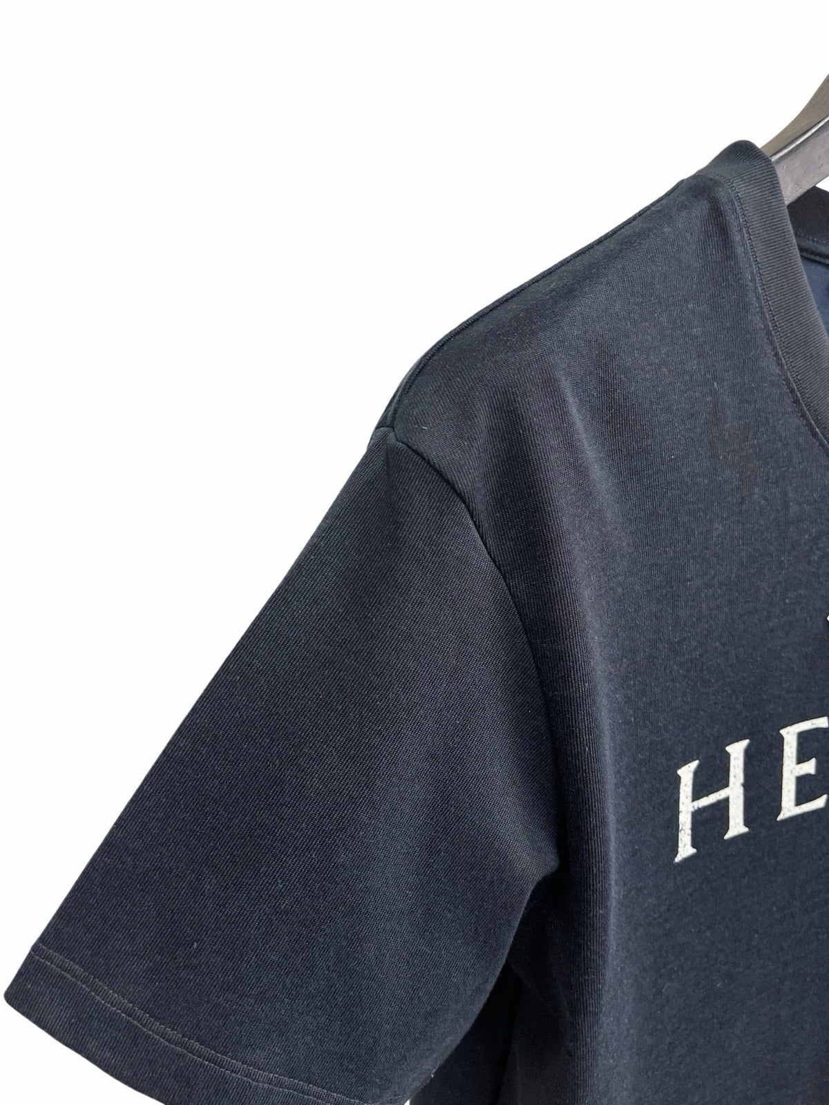 Navy Cotton Slogan Short-Sleeve - Men's