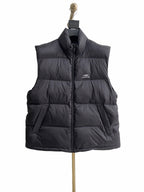 Black Nylon Quilted Gilet - Men's