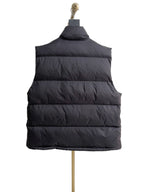 Black Nylon Quilted Gilet - Men's