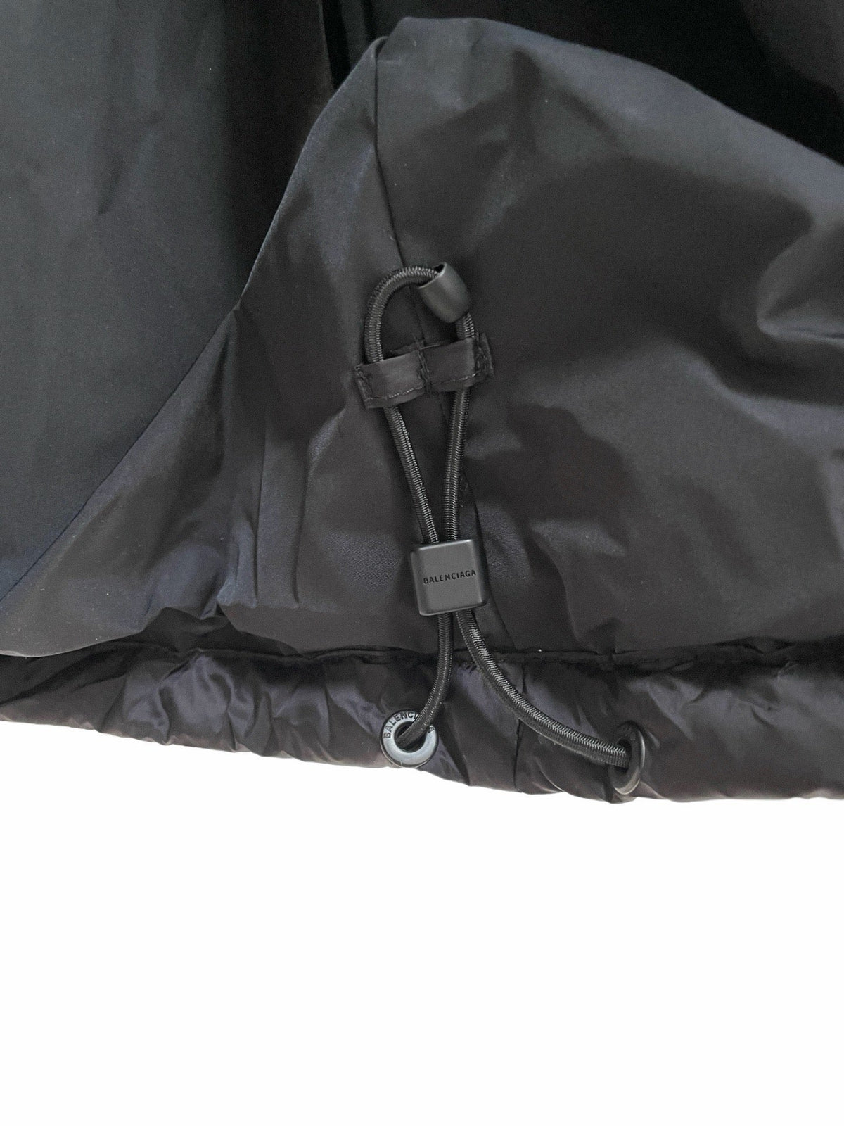 Black Nylon Quilted Gilet - Men's