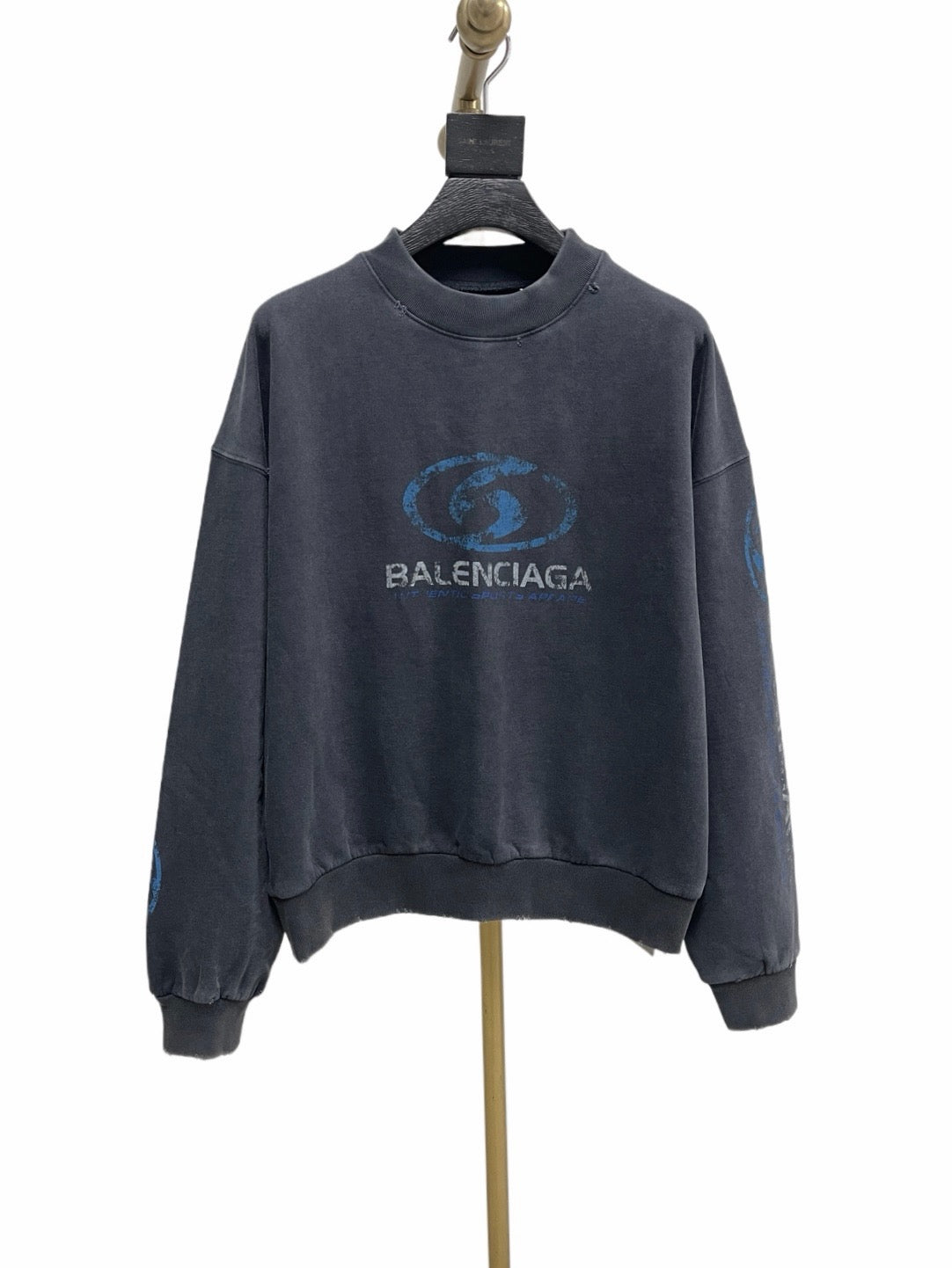 Washed Logo Crewneck - Men's
