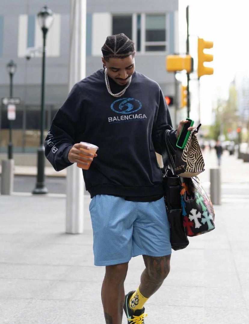 Washed Logo Crewneck - Men's