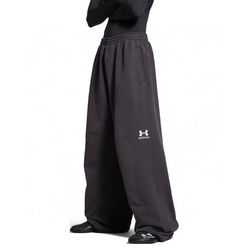 Wide-Leg Track Trousers - Men's