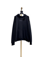 Black Cotton Distressed Pullover - Men's