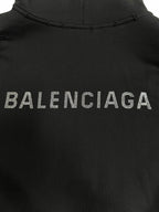 Black Cotton Distressed Pullover - Men's