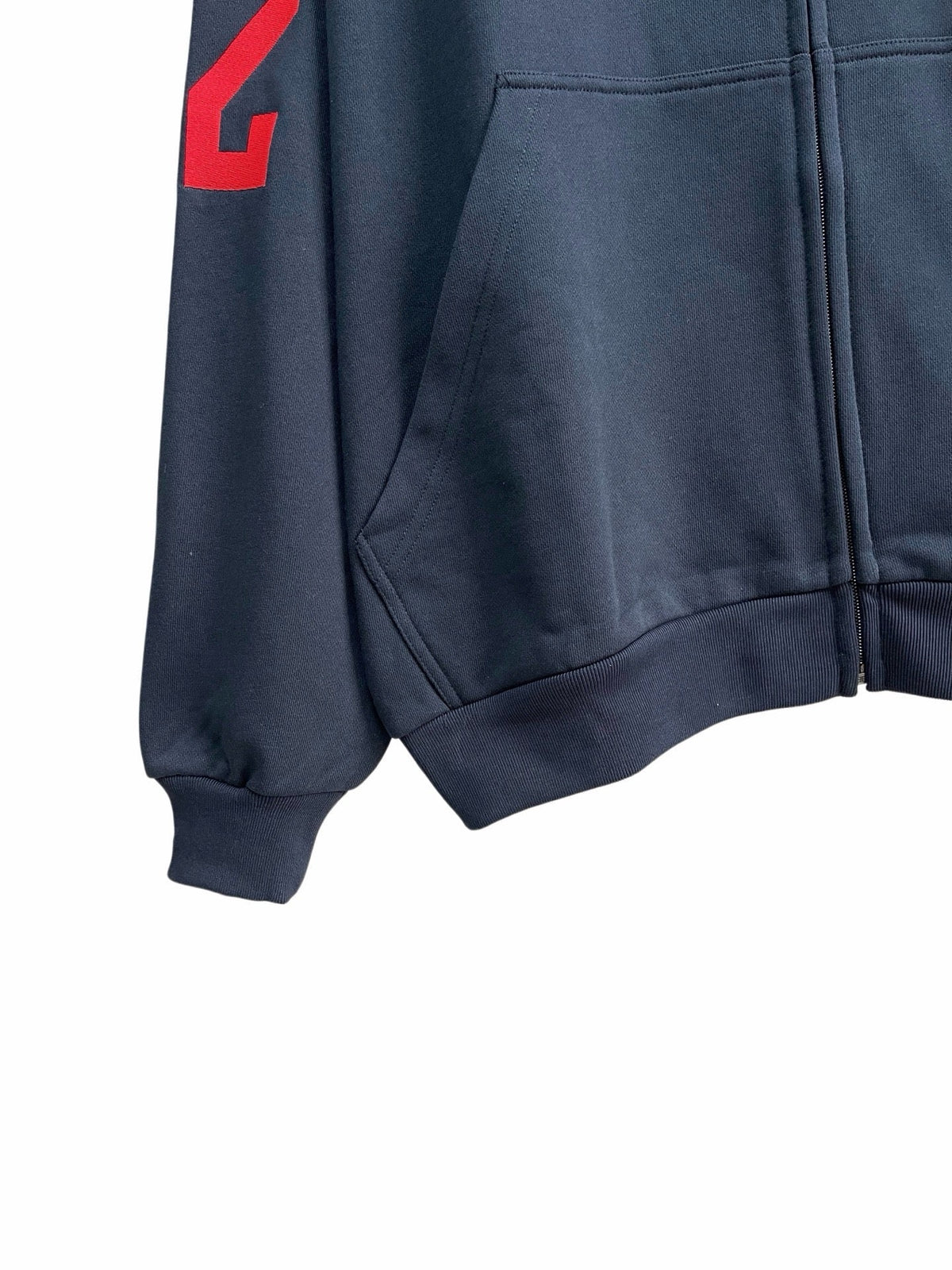 Navy Cotton Patch Zip-Through - Men's