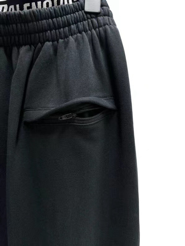 Track Side Slit Trousers - Men's