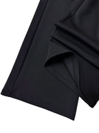 Black Cotton Drawstring Cargo - Men's