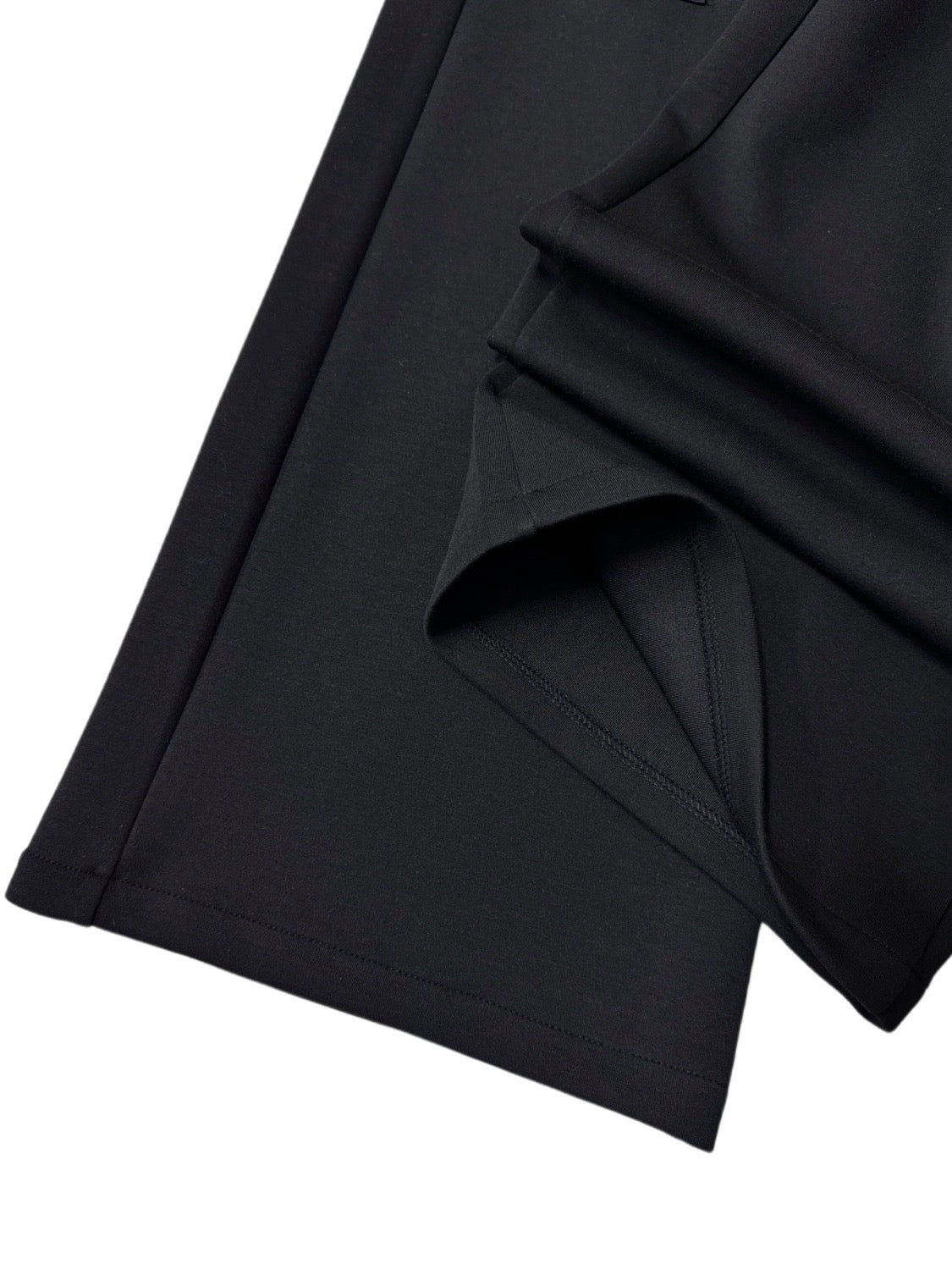 Black Cotton Drawstring Cargo - Men's